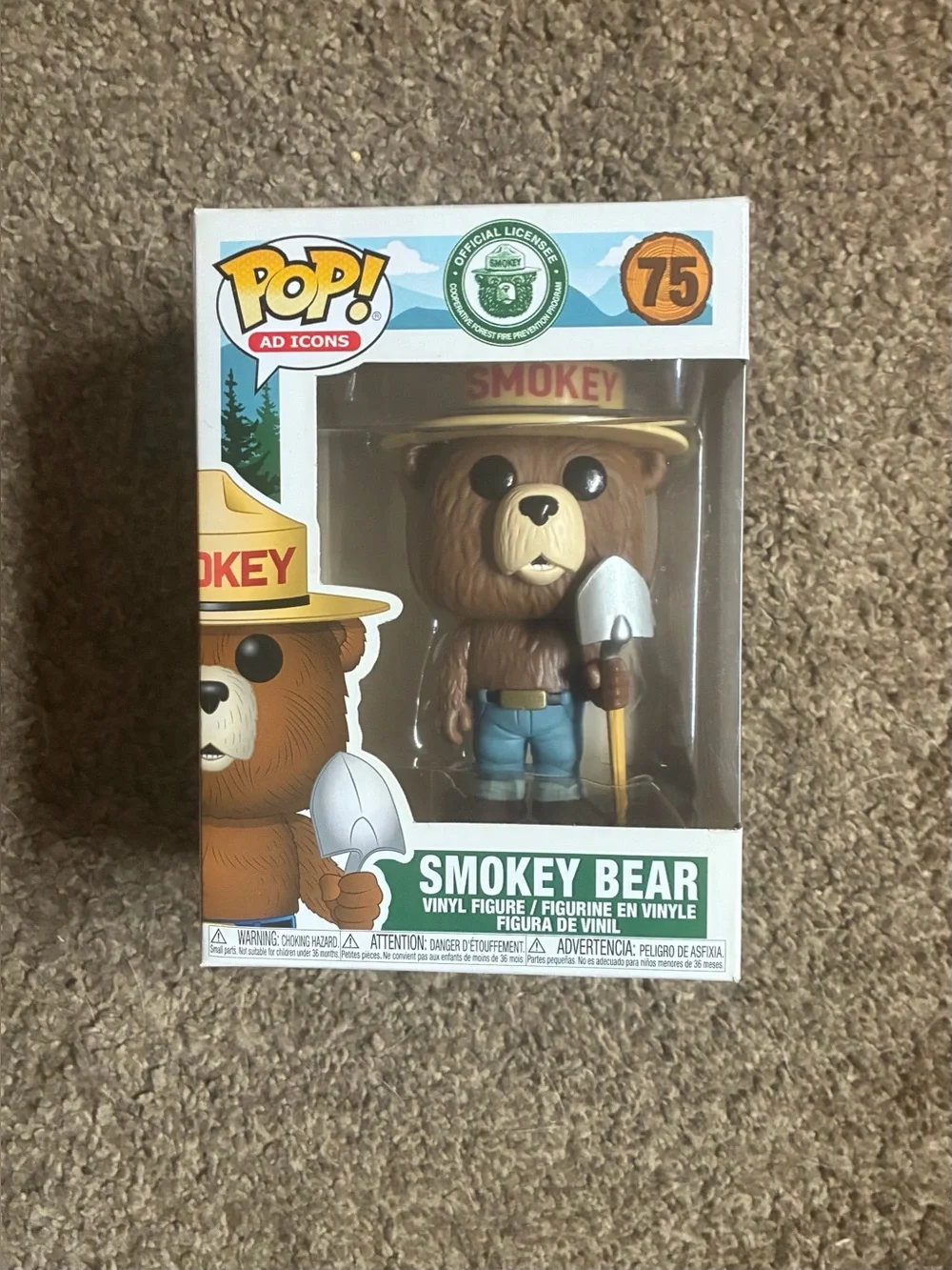 Smokey Bear Funko Pop! #75. Brand new in box. $15